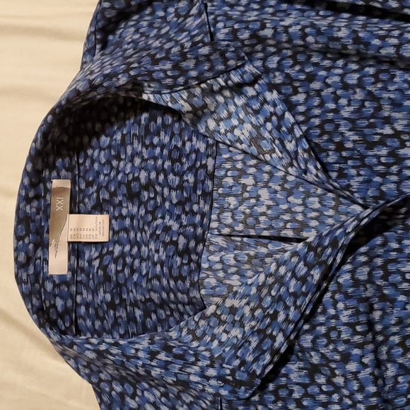 🛍XXI (Forever 21) shirt dress, beautiful pattern, Size M, EUC - Picture 5 of 12